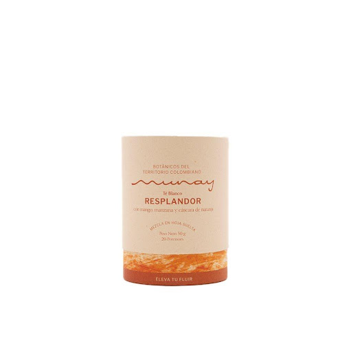 Té Blanco Resplandor Antioxidante Munay  UNIDAD x 1 Trae una suave sonrisa y luminosa alegría que nos calienta el corazón. Este bálsamo es una invitación a acercarnos al más delicado e intacto de los tés, para resplandecer de adentro hacia afuera.

Ing