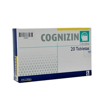 Cognizin Citicolina 500 mg Incobra Caja x 20 Tabletas  