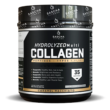 Sascha Fitness Colágeno Hidrolizado Caramelo Macchiato x 507 gr  