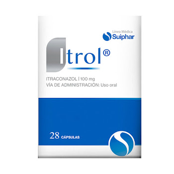 Itrol Itraconazol 100 mg Suiphar Caja x 28 Cápsulas  