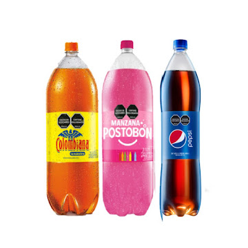 //OFERTA GASEOSA MANZANA+COLOMBIANA POSTOBON X3.12MLPRECIO ESPECIAL  