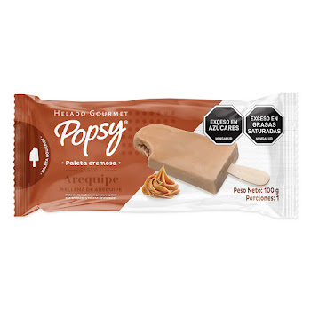Paleta Cremosa Popsy Arequipe Individual x 100 gr  