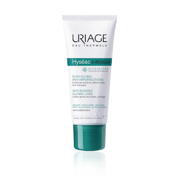 Crema Uriage Reguladora Anti-imperfeciones Hyseac 3 Regul + Soin Global Tubo x 40 ml  