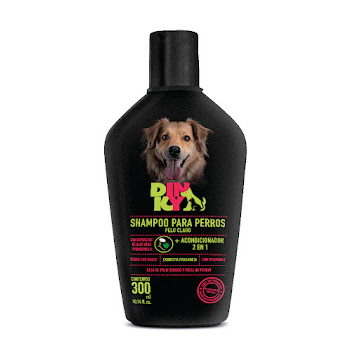 Shampoo para Perro Dinky Pelo Claro 2 en 1 x 300 ml  