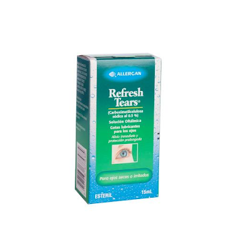Refresh Tears Carboximetilcelulosa Lágrimas Artificiales Abbvie Frasco x 15 ml  