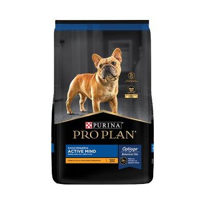 PRO PLAN C ADULTO ACTIVE MIND RAZA PEQUEÑA 3 KG PRO PLAN  x 1 Purina Pro Plan Active Mind Razas pequeñas provee nutrición de avanzada para proteger a los perros mayores de 7 años razas pequeñas, manteniéndolos sanos y activos.