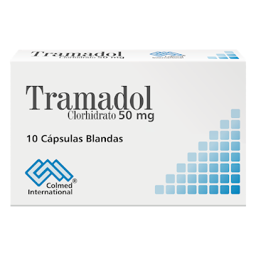 Tramadol Clorhidrato 50 mg Colmed Caja x 10 Cápsulas  
