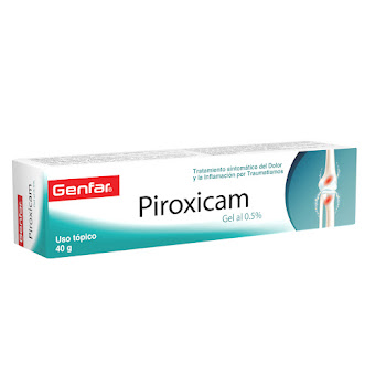 Piroxicam Genfar 0.5% Gel Tubo x 40 gr  