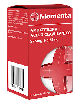 Amoxicilina 875mg/125mg Caja x 14 Tabletas  