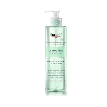 Limpiador Facial Eucerín Gel Dermo Pure Oil Control x 400 ml  