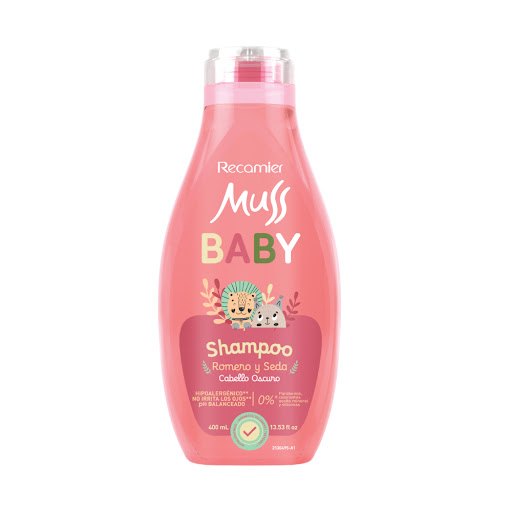 Shampoo Muss Baby Romero Y Seda Frasco x 400 ml