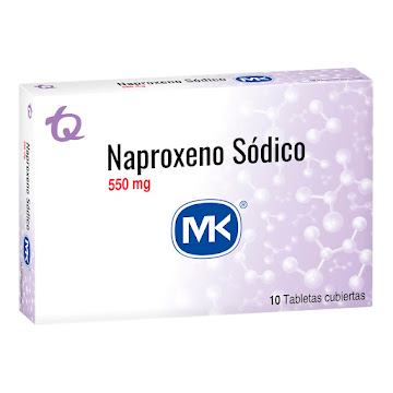 Naproxeno MK 550 mg Caja x 10 Tabletas  