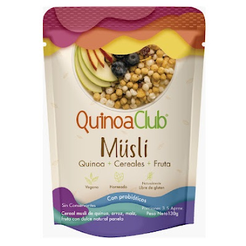 Cereal Musli Quinoaclub Con Probióticos x 130 gr  