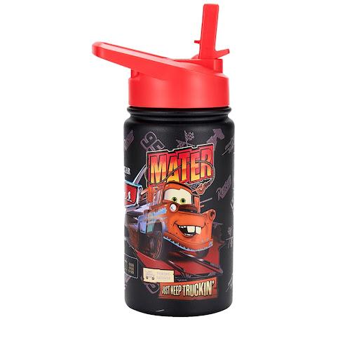 Termo para niños Jr + Disney Cars Red Cubitt Bolsa x 1 Termo para niños Cubitt Jr + Disney: Hidratación divertida para niños. 414 ml, conserva frío 24h y caliente 12h. Con pajilla, acero inoxidable libre de BPA y tapa antifugas.