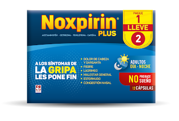 OFERTA NOXPIRIN PLUS X   12 PAGUE 1 LLEVE 2 CAJA X 12 