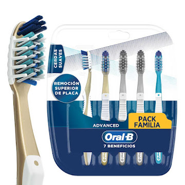 Cepillo Advanced 7 Beneficios Suave Blíster x 5 und  