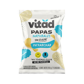 Papas Vitad Sabor   Natural x 110 gr  