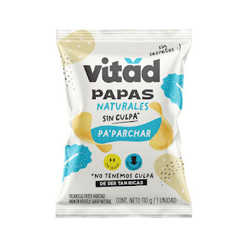 Papas Vitad Sabor   Natural x 110 gr  
