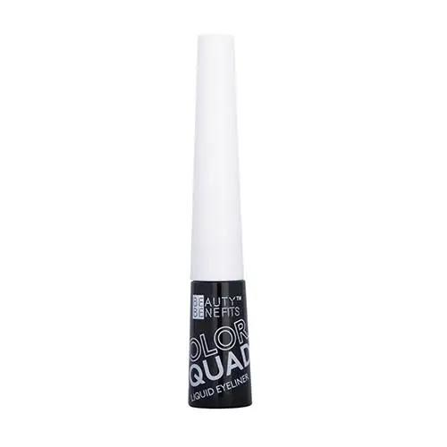Delineador Líquido Color Squad Liquid Eyeliner Black Beauty Benefits  x 1 Delineador líquido negro con punta tipo pincel para un trazo preciso y controlado. Acabado intenso, secado rápido y larga duración. Ideal para delineados definidos y de alto impacto.