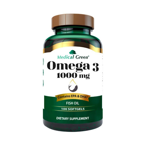 OMEGA 3 X 100 SOFTGELS MEDICAL GREEN  TARRO  x 100 SOFTGELS  