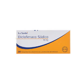 DICLOFENACO LA SANTÉ   50MG TABLETAS CAJA X20TAB.                        