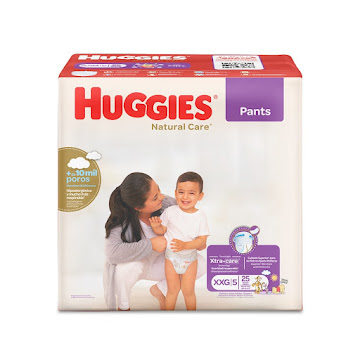 Pañales Pants Huggies Natural Care Etapa 5/XXG Paquete x 25 und  