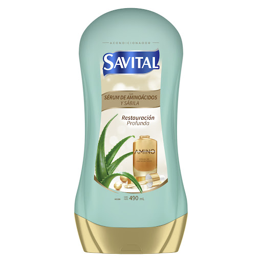 Acondicionador Savital Aminoácidos Frasco x 490 ml