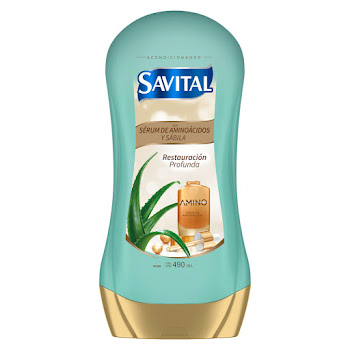 Acondicionador Savital Aminoácidos Frasco x 490 ml  