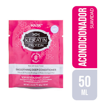 Acondicionador Profundo Hask Suavizante De&nbsp;Proteína De Queratina x 50 ml  