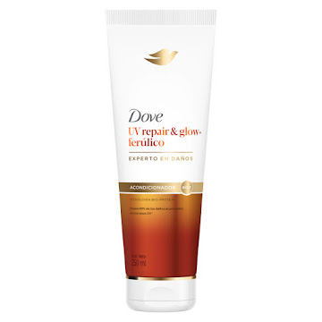 Acondicionador Dove Uv Repair Glow Ferúlico Tubo x 250 ml  