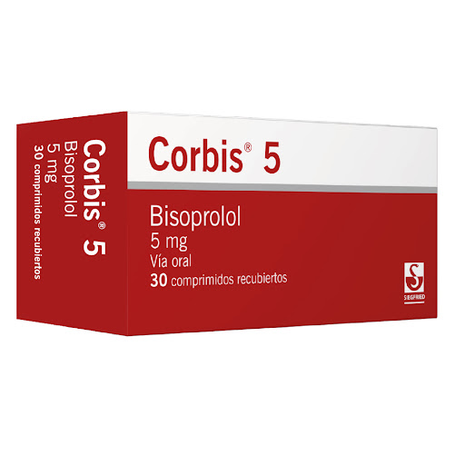 Corbis Bisoprolol 5 mg Siegfried Caja x 30 Comprimidos