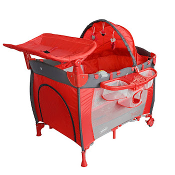 Solo Online Corral Cuna Bebesit   Traveller Color Rojo X 1 Unidad 
