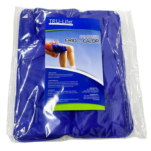 COMPRESA FRIO CALOR GRANDE 28 X 23 TRULIFE Bolsa x 1 Dispositivo terapéutico versátil diseñado para aplicar tanto frío como calor en diferentes partes del cuerpo.