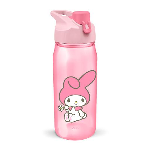 Botella Zinc  My Melody  WANTU CAJA x 1 Botella My Melody, 23 onzas, con stickers para pegar