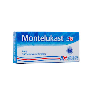 Montelukast Ag 4 mg Caja x 10 Tabletas  