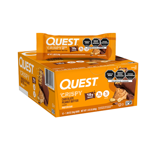 Barra de Proteína Quest Hero Maní Crocante x 54 gr
