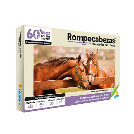 Juegos de mesa Rompecabezas x 180 Piezas 60+ Animales Ronda Ronda Caja x 1 Diviértete coleccionando nuestro rompecabezas, luego utilízalo como elemento decorativo.
