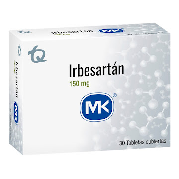 Irbesartán 150mg Mk Caja   x30 Tab  