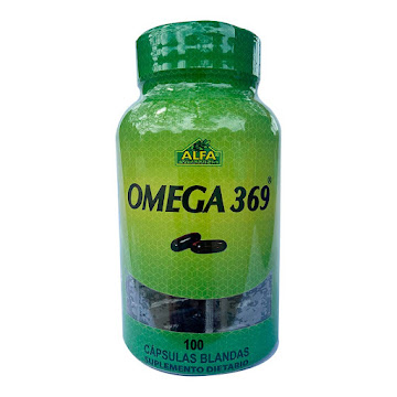 Solo Online Omega Alfa 369 1000 Mg   Alfa Vitamin X 100 Capsulas Comprimidas  