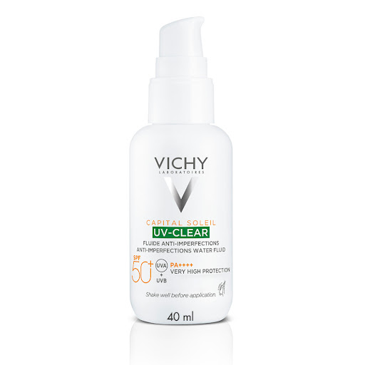 Protector Solar Vichy Capital Soleil UV Clear SPF 50+ Frasco x 40 ml