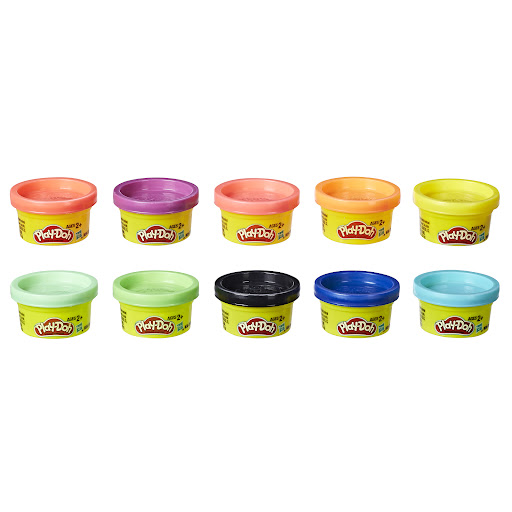 Plastilina Play Doh Mini x 10 und