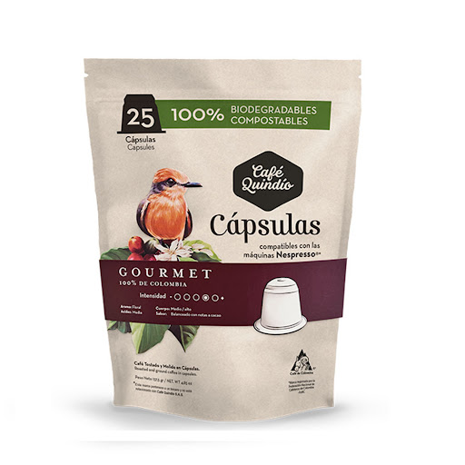Cápsulas Café Quindío   Gourmet x 25 und