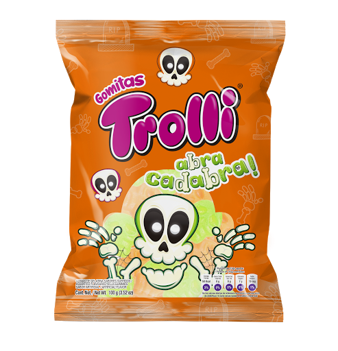 Gomitas Trolli Abra Cadabra Bolsa Edición Halloween x 100 gr
