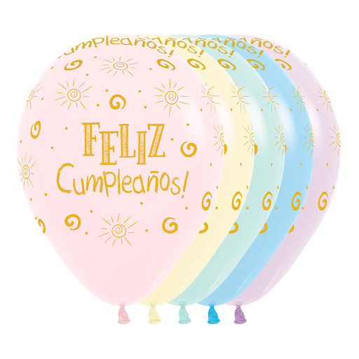 Globos Sempertex Inflables Rayito De Sol Colores Surtidos x 12 und