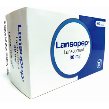 Lansopep Lansoprazol 30 mg Diabetrics Caja x 60 Cápsulas  
