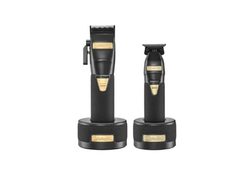 COMBO BOOST BLACK BaBylissPRO Caja x 1 Cortadora FX870.
Patillera X787.
Bases de carga