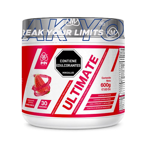 Ultimate Pree-entreno sabor watermelon candy 600 gr IMN NUTRTION TARRO x 600GR 