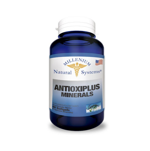 ANTIOXIPLUS MINERALS X 60 Natural Systems Frasco x 60 Las vitamina A, E y C, Luteína, Astaxantina combinada con minerales tales como Zinc, Cobre, Selenio, Manganeso son antioxidantes que coadyuvan en la disminución del daño en la oxidación celular, elimi
