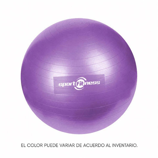 070135 55 CM BALON GIMNASIA SPORT FITNESS Sport Fitness 1 x 1 Ideal para ejercicios de estabilidad, equilibrio y fortalecimiento muscular en yoga, pilates y entrenamiento funcional.Características:Composición: PVC resistente y antideslizanteCapacidad de carga: A