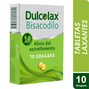 Dulcolax Bisacodilo 5 mg Sanofi Caja x 10 Grageas  